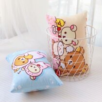 () Cartoon Easy Bear Pillowcase Hug Pillow Student Dormitory Pillowcase Single Pillow Headgear With Pillow Core