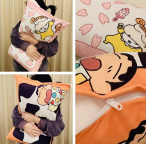 Cute cartoon crayon Xiaoxin Xiaokui pillowcase double-sided printing couple student dormitory single pillowcase 62*42