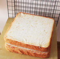 Weibo The same cat toast sliced bread cushion Toast pet cushion Pillow cushion cushion