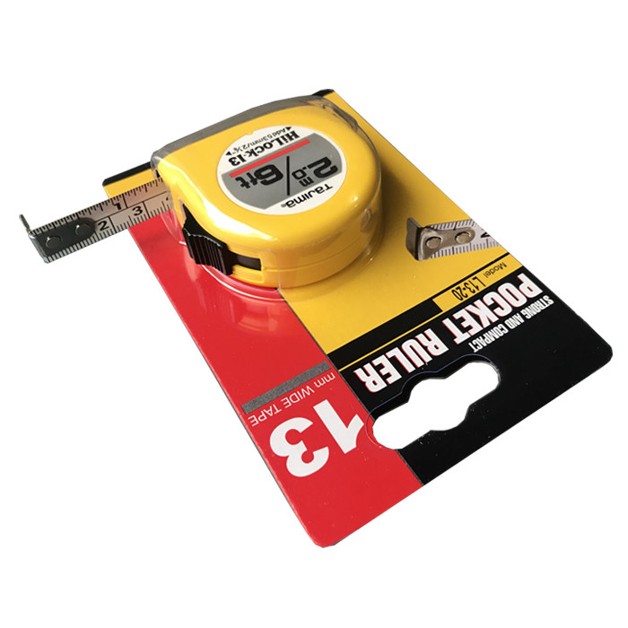 Tajima Steel coil ruler 2m 5m 3 6m male imperial inch cm Woodworking decoration accurate lockable