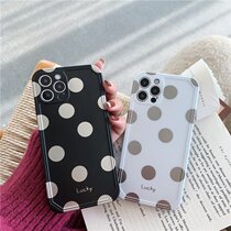 lucky Hanfeng wave point for 12 11pro max Apple XsMax phone case 78plus anti-fall XR female