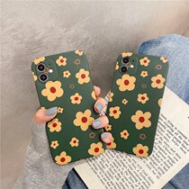 ins Wind retro flowers suitable for iPhone13 12promax Apple XS phone case 78plus anti-drop XR female