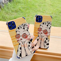 Fun cartoon rich apple XS XR phone case for iphone11 12Promax 7 8plus soft shell