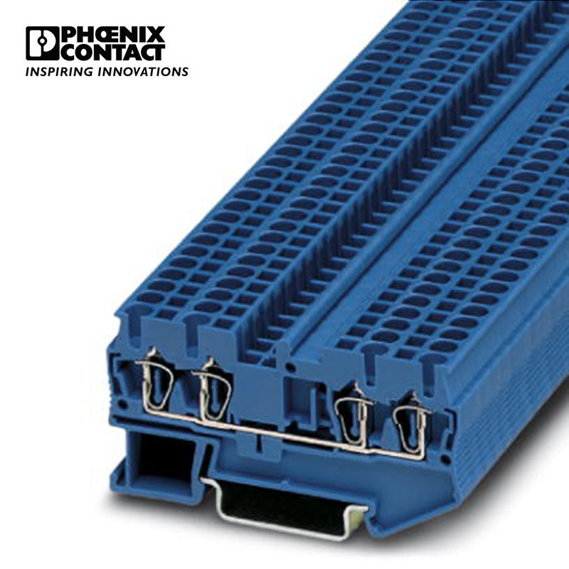 Phoenix straight-through wiring terminal ST 25-QUATTRO BU 3031319-50 pack of 50
