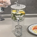 Высококлассный стеклянный чайник, фруктовый чай, комплект, легкий роскошный стиль