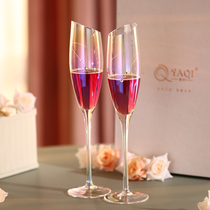 BSD grape wine glasses crystal champagne glass tall cup creative art personality ins set Nordic home