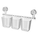 Кухонный крючок на присоске, подставка для хранения без дырокола, подставка для ложек и лопаток, многофункциональная подвесная корзина для хранения лука, имбиря и чеснока.