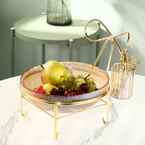 BSD Net red creative light luxury fruit plate modern personality fashion European luxury luxury high-end living room coffee table home
