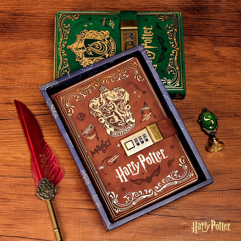 Harry Potter Coded Notebook Gift Box with Lock Diary Hardcover Notepad Travel Souvenir Harry Potter Coded Notebook Gift Box with Lock Diary Hardcover Notepad Travel Souvenir