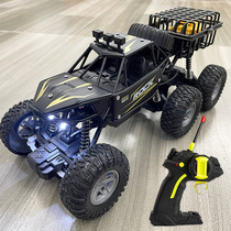 Childrens remote control car toy off-road vehicle four-wheel drive high-horsepower 6 alloy charging drift high-speed climbing car boy 8