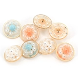 Круглый бриллиант инкрустанный металл прозрачная жемчужная кнопка Универсальная норка женская шерстяная кашемирная каша