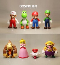 Foreign trade genuine bulk Super Mario Mario Bros slush doll doll hand-made model ornaments