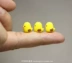Phụ kiện động vật thu nhỏ Phiên bản mini siêu nhỏ Gà vàng nhỏ Vịt vàng nhỏ Trang trí mô hình búp bê bằng nhựa - Trang trí nội thất