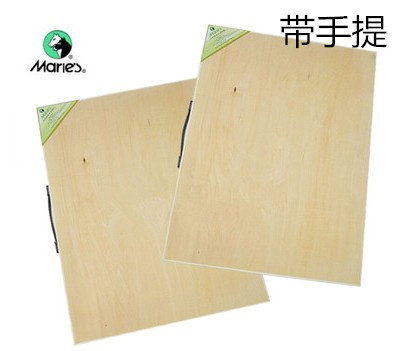 Basswood 4K sketch hand-painted double-sided Basswood 45*60cm wooden A2 drawing board opposite drawing board sketching board