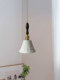 Japanese Retro Wabi-Sabi Style Nordic Brass Ceramic Small Pendant Light Simple Foyer Dining Room Bar Bedroom Bedside Lamp