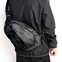 Shoulder bag sports fitness Tide brand function personality chest bag multifunctional cross bag mens large capacity leisure small backpack