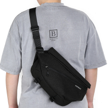 Messenger Bag Mens shoulder bag locomotive chest bag multi-function sports students female Tide brand personality mens bag tooling shoulder bag