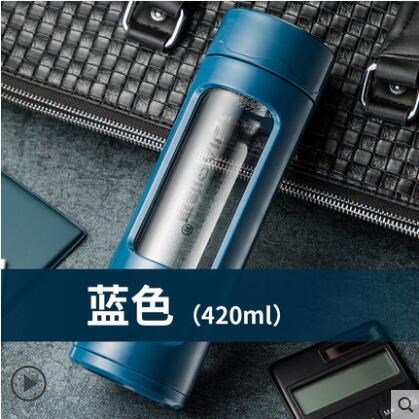 Glass double heat thickening drop tea large capacity double insulation water to their have the cup