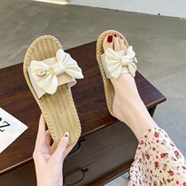 Seaside slippers 2021 Sanya sandals touristic beach shoes Women in summer new high-end holiday fashion overfire outside