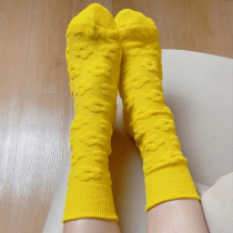 22 new matching underpants Sox childrens flower patterns Silo Socks Net Red personality to wear Korean tie-ins socks