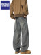 Wassup Tenet Loose Retro Jeans Men's Summer Draped Floor-Length Wide-Leg Straight Washed Long Pants