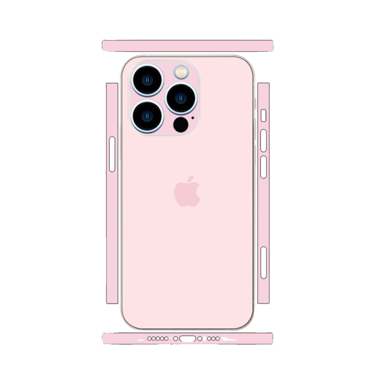Совместимый мобильный телефон, наклейка, защитная лента, iPhone 15/14/13/12, 12promax, 14plus, 17, 17promax