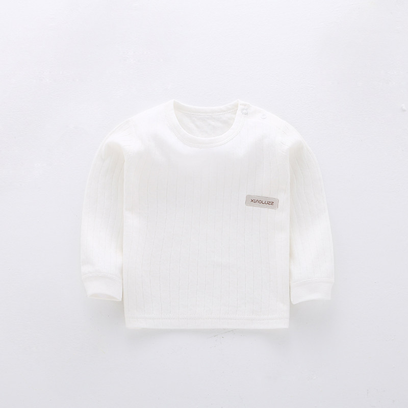 Baby autumn clothes single-piece top Baby base clothes Pure cotton children's spring and autumn underwear Infant spring 0-2 years old 1