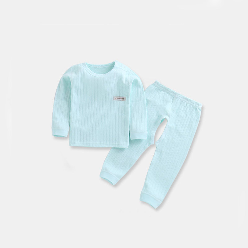 Baby underwear set Cotton baby autumn clothes sanitary pants open infant clothes 0-1 years old cotton spring and autumn thin 6 months