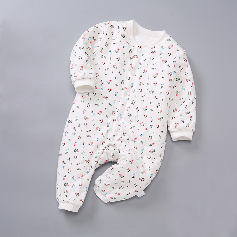 Newborn Baby Clothes Autumn/Winter Full Moon Baby Autumn Clothes First Birth Limbo Clothes 0-3 Months Winter 6 Cotton Clots Cotton Warm