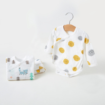 Newborn baby clothes cotton baby long sleeve jumpsuit autumn and winter clothes baby shirt spring and autumn triangle