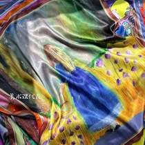 Childrens painted scarves custom color full gloss high single-sided print