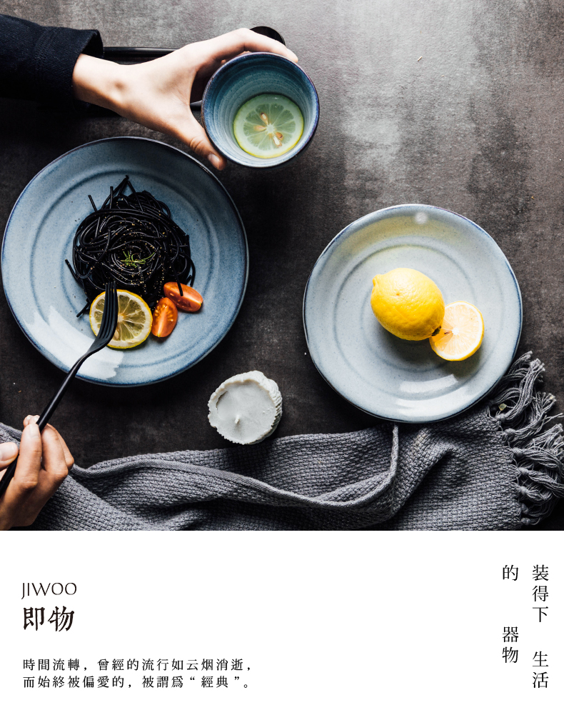 The content aizen Japanese ceramics tableware suit western pasta dishes dishes fruit salad bowl dish suits for