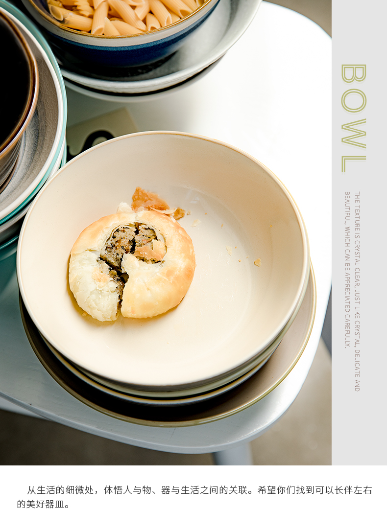 The content of household creative rainbow such as bowl bowl of salad bowl mercifully large soup bowl ceramic rice bowl, lovely eat rice bowl rainbow such use