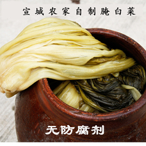 (Disabled Entrepreneurship) Chinese cabbage pickles Anhui specialty sour pickles long stem Chinese cabbage rural large tank Pickles