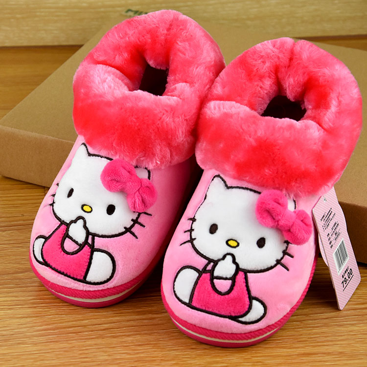 Chaussures hiver enfant en suède HELLO KITTY pour hiver - semelle plastique - Ref 1044202 Image 9