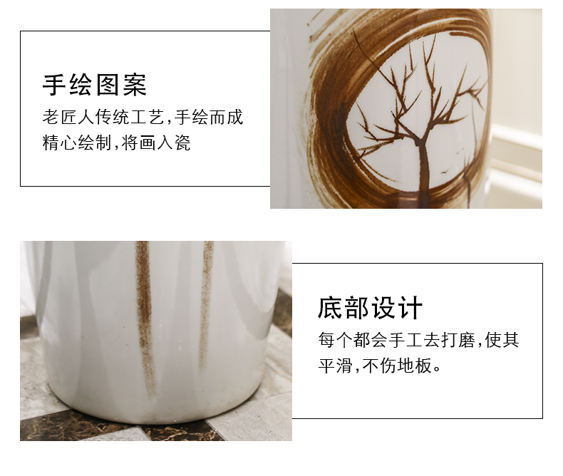 Jingdezhen ceramic large vases, I and contracted sitting room porch TV ark, flower arranging, soft outfit decoration furnishing articles