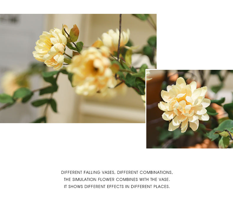 Nordic light key-2 luxury morandi irregular vase furnishing articles TV cabinet ceramic flower arrangement is the sitting room porch table decoration