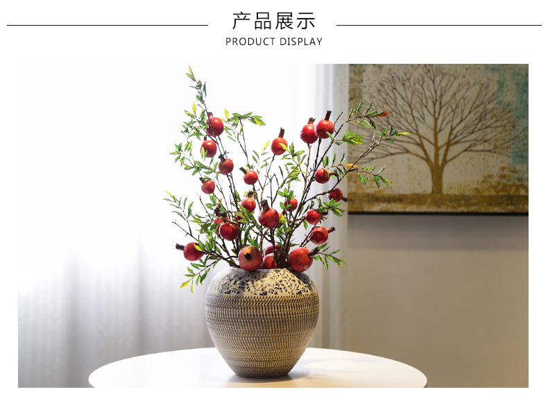 Jingdezhen ceramic vase furnishing articles creative the sitting room porch ark, arranging flowers, flower implement household soft outfit decoration