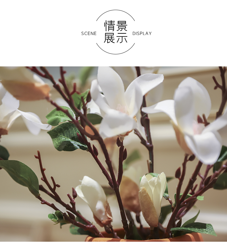 Jingdezhen ceramic vase decoration light key-2 luxury the mock up room a flower arrangement sitting room porch European new Chinese style table vase