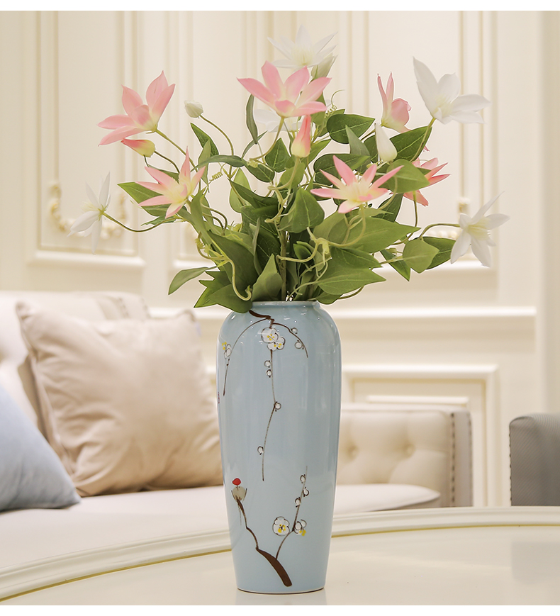 Jingdezhen mesa of I and contracted ceramic vases, flower arranging flower implement wine furnishing articles, the sitting room porch home decoration