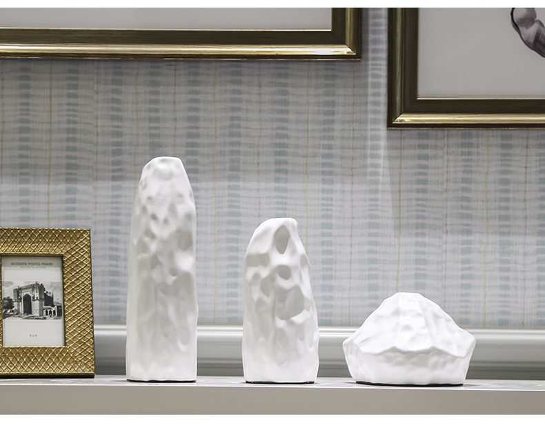 I and contracted sitting room small pure and fresh and creative ceramic vase table flower arranging device furnishing articles furnishing articles home stay home decoration