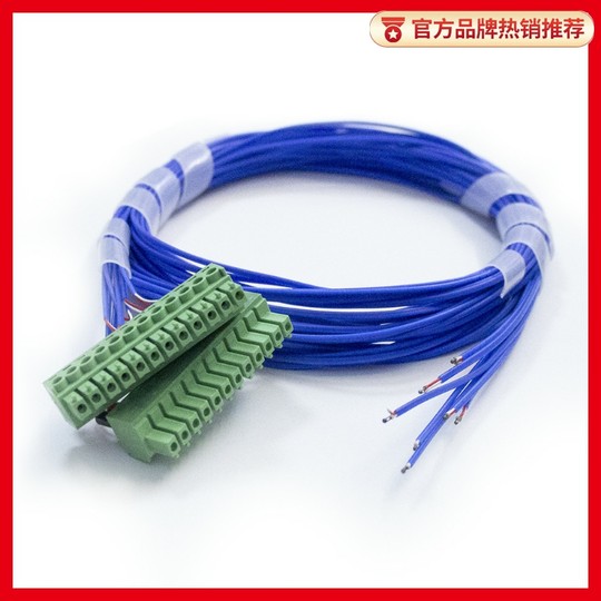 Sonda de temperatura instrumento de inspección de temperatura multicanal JK-8U/línea de prueba 16U/termopar tipo K de grupo 2 metros/8 piezas