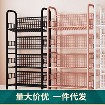 Storage rack movable childrens bookshelf baby book storage rack simple small bookshelf floor cart small bookcase