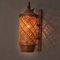 Thai style wall lamp living room wall lamp creative Southeast Asia restaurant wall lamp bedroom Chinese wall lamp