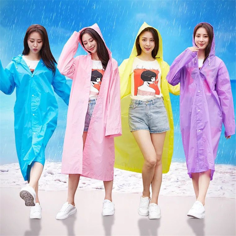 Disposable raincoat jacket Men and women adult long version full body thickened outdoor portable rafting travel hiking poncho