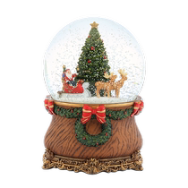 JARLL Zaner Christmas Tree Rotation Water Crystal Ball Music Box Eight soundboxes Childrens best friend Christmas presents