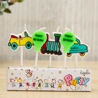 Воздушный шар, поезд, свеча