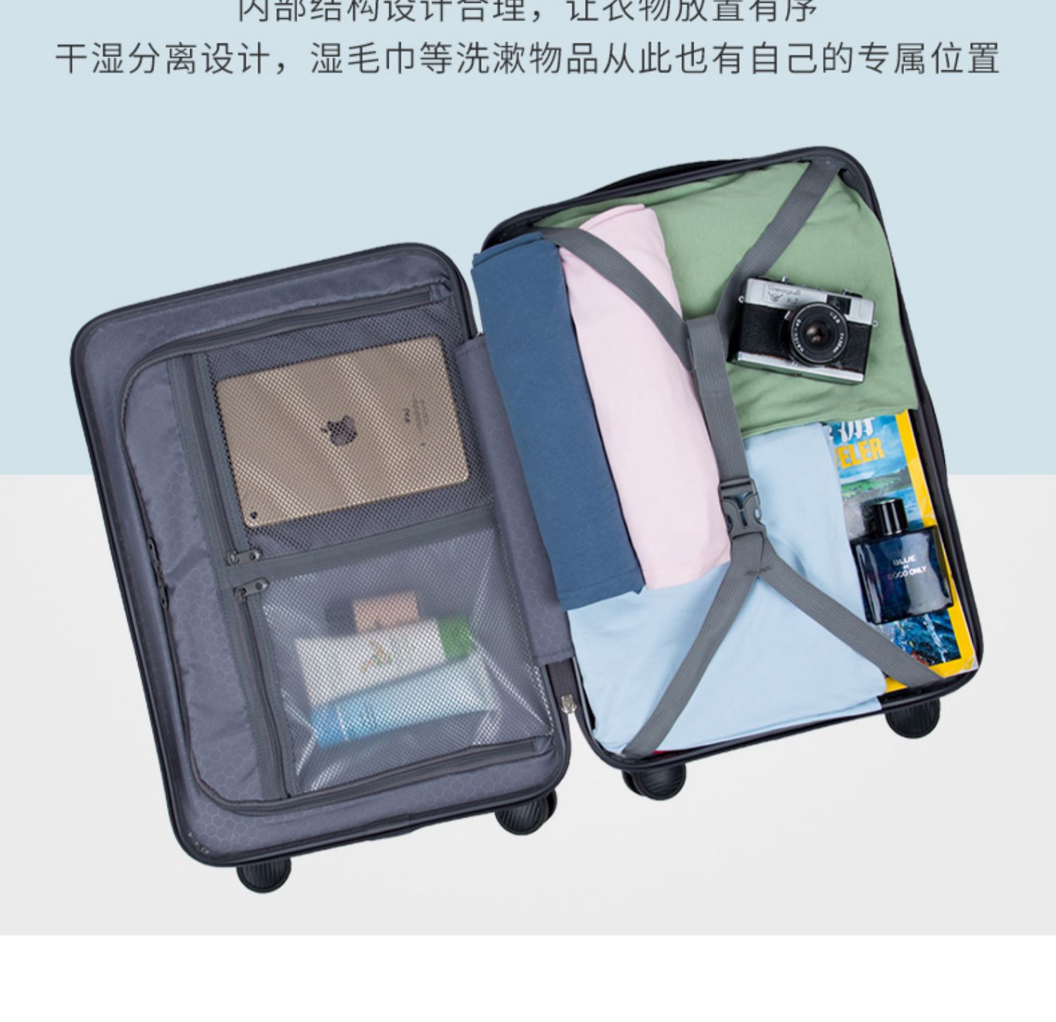 Han hành khách hành lý nữ công suất lớn vali bánh xe mật khẩu hộp kết hôn nam triều 20 inch lưới xe đẩy màu đỏ - Va li balo kéo