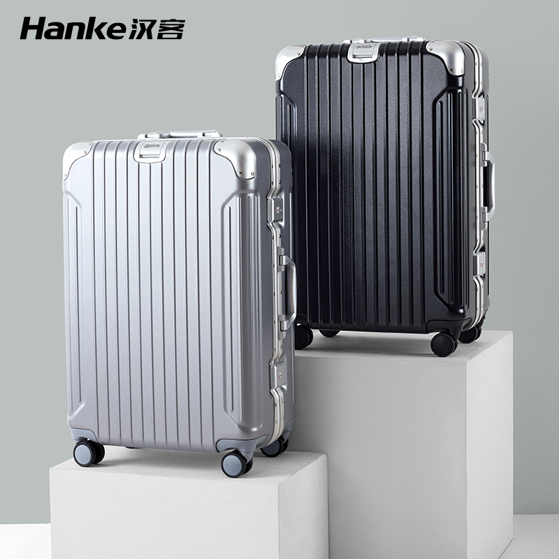 Hanker Aluminum Frame Pull Rod Box Universal Wheel Small Suitcase 20 Inch Male 28 Suitcase Woman 24 Large capacity password box