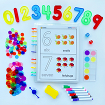 Ten Groups Mathematical Textbook Digital Teaching Toddlers Teaching My First Mathematical Game Book